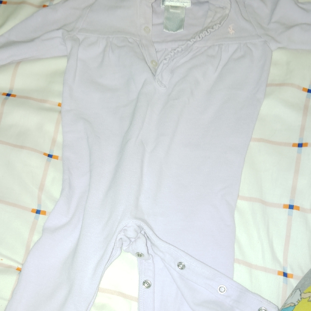 Ralph Lauren Kids One Piece in Soft Lavender